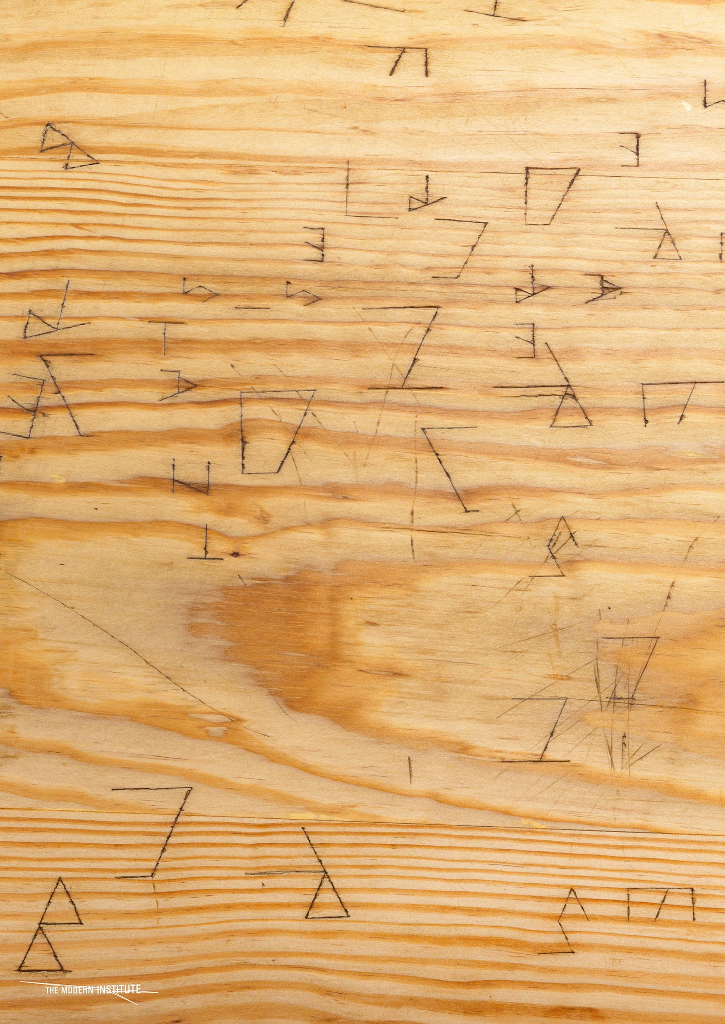 Martin Boyce - night terrace lantern chains forgotten seas sky