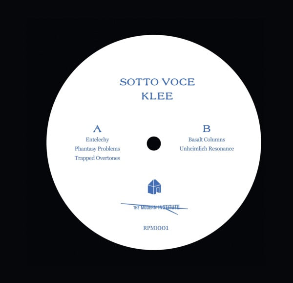 Luke Fowler, Victoria Morton - Klee EP by Sotto Voce