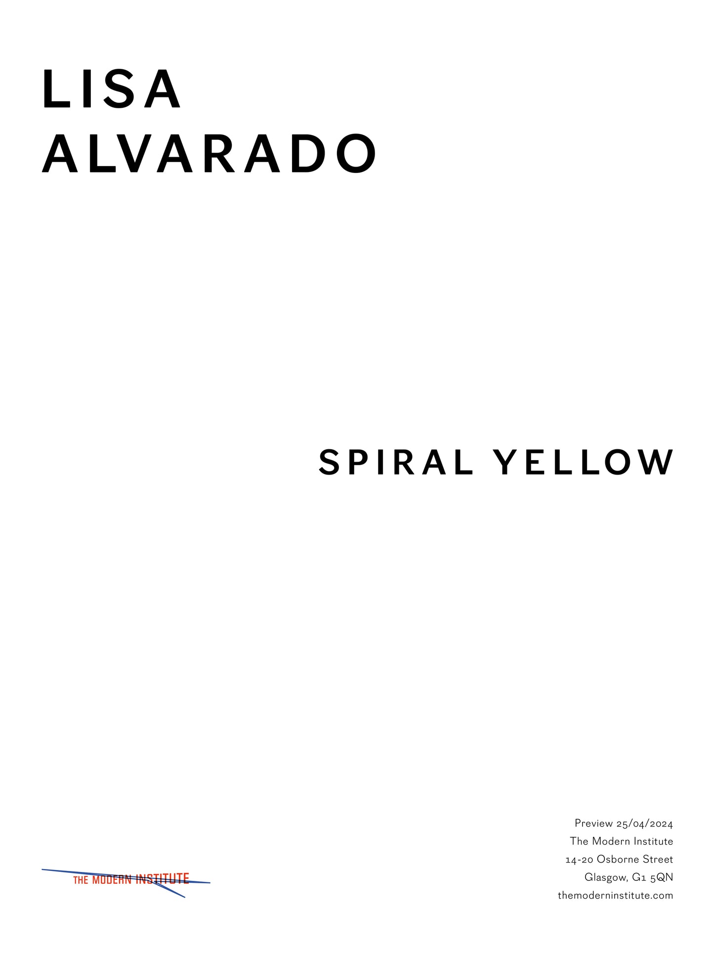Lisa Alvarado - Spiral Yellow