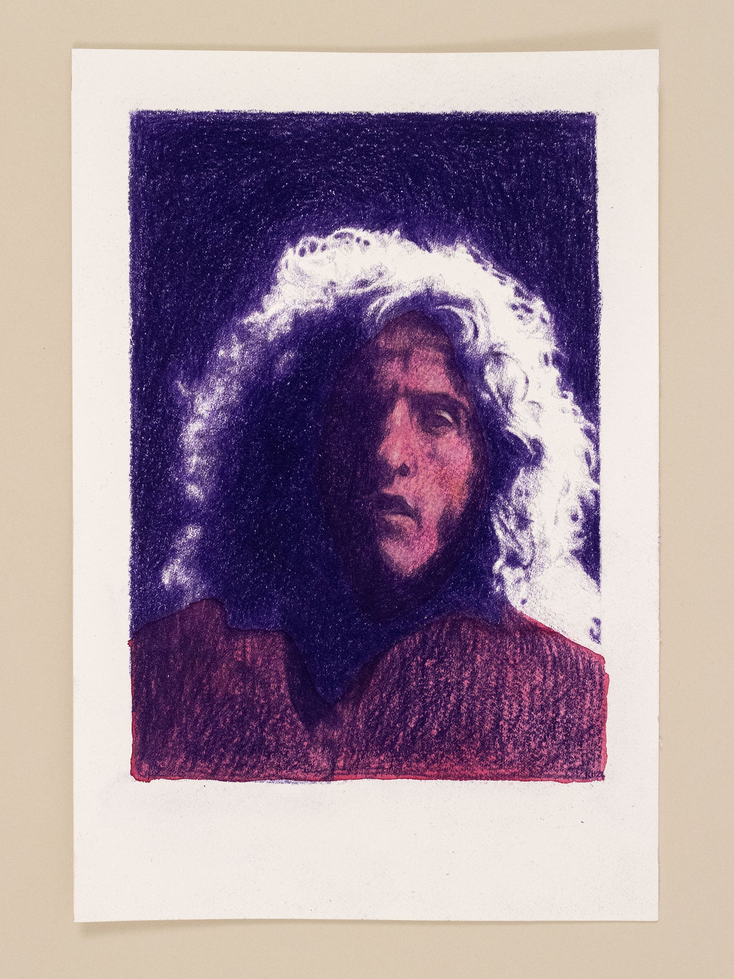 Richard Hughes - Halo Drawing (Roger, purple)