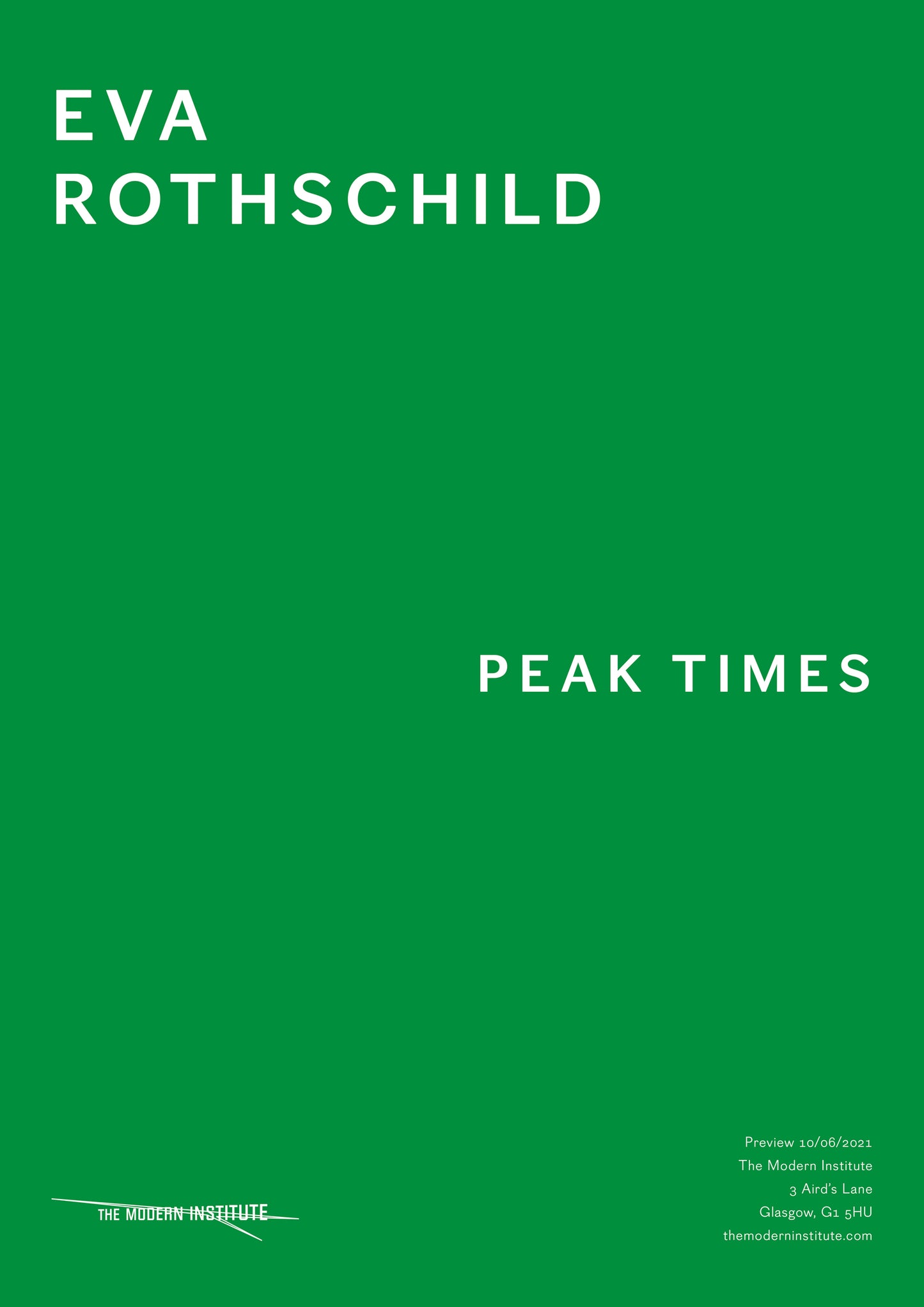 Eva Rothschild - Peak Times