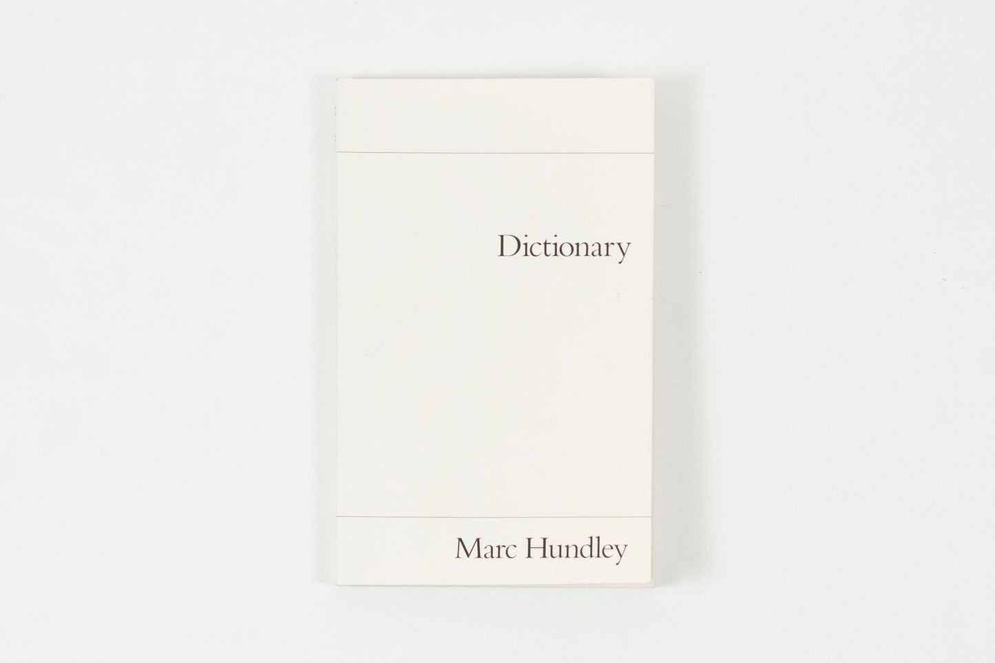 Marc Hundley - Dictionary