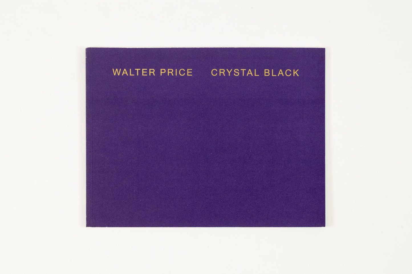 Walter Price - Crystal Black