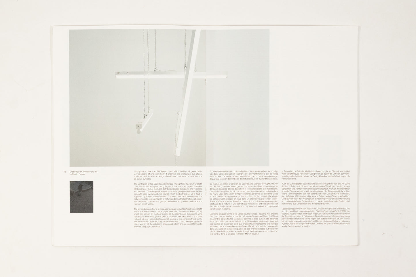 Martin Boyce - Thoughts that Breathe Works of the Haubrok Collection at Fondation Hippocrène