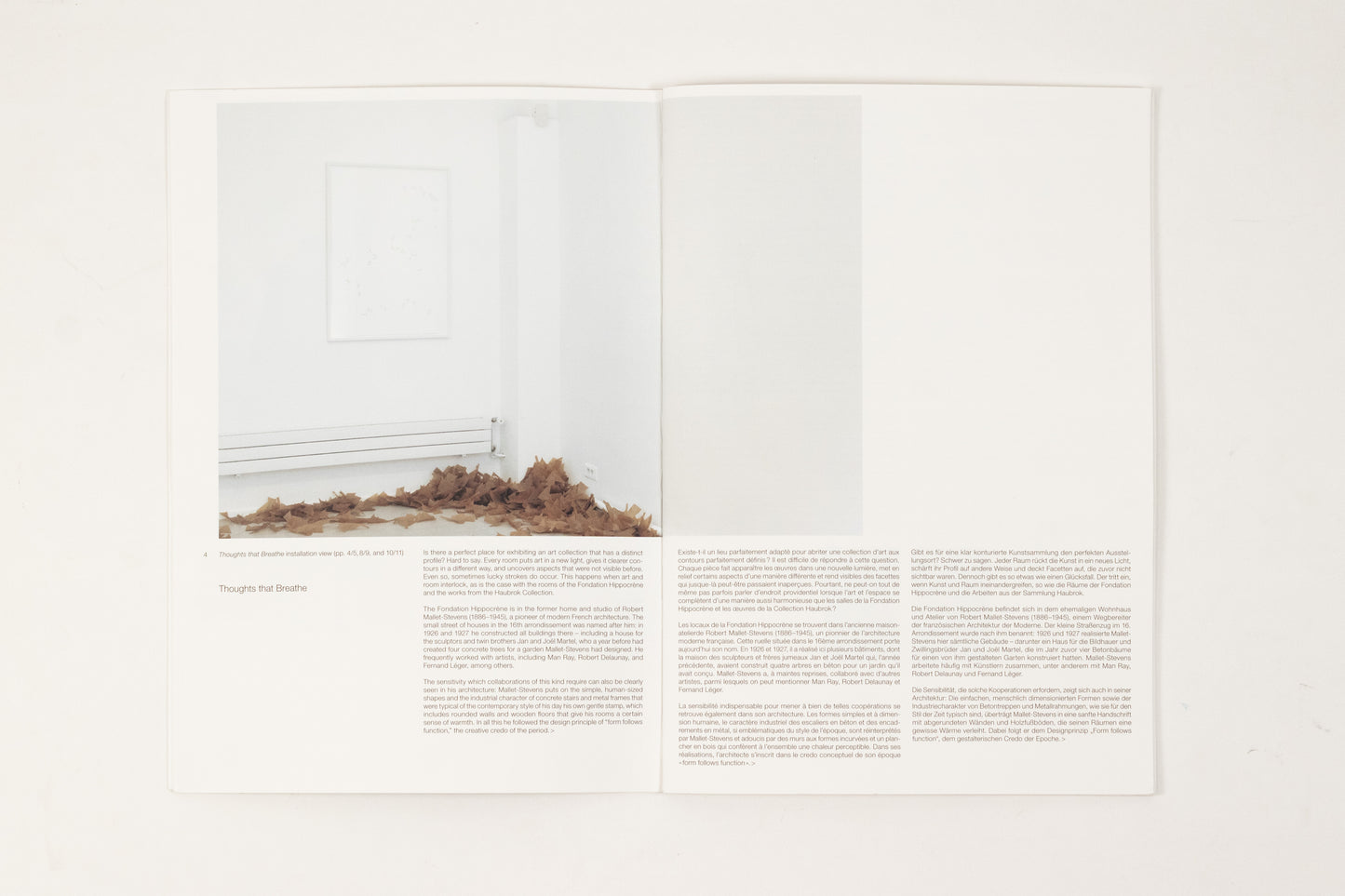 Martin Boyce - Thoughts that Breathe Works of the Haubrok Collection at Fondation Hippocrène